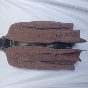 Willow bay cotton blend open cardigan sweater